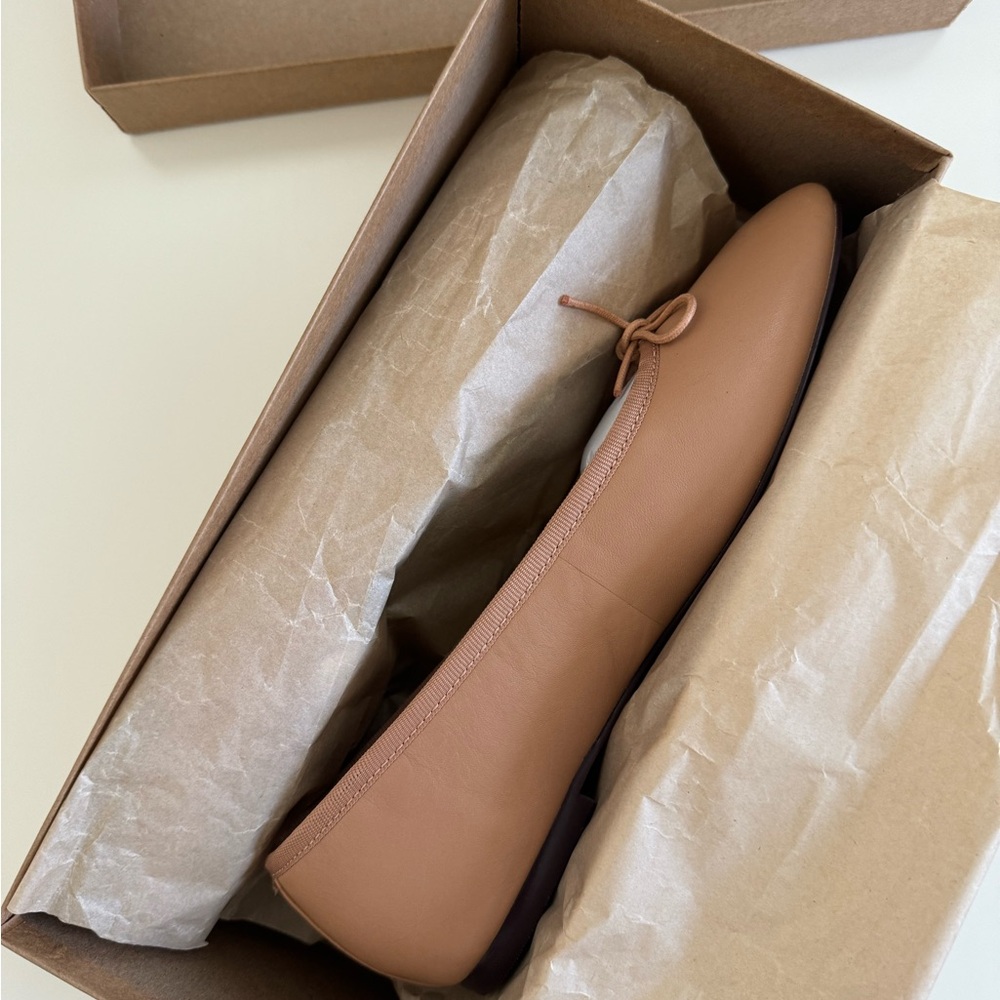 NWT Madewell The Anelise Ballet Flat, Warm Sand - Picture 11 of 12